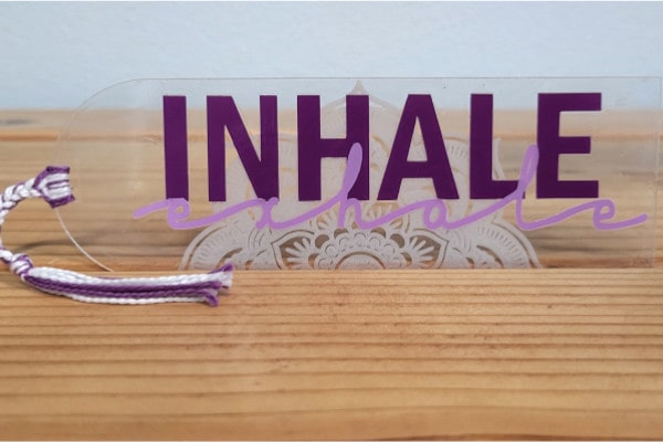Mandala Inhale Exhale Bookmark