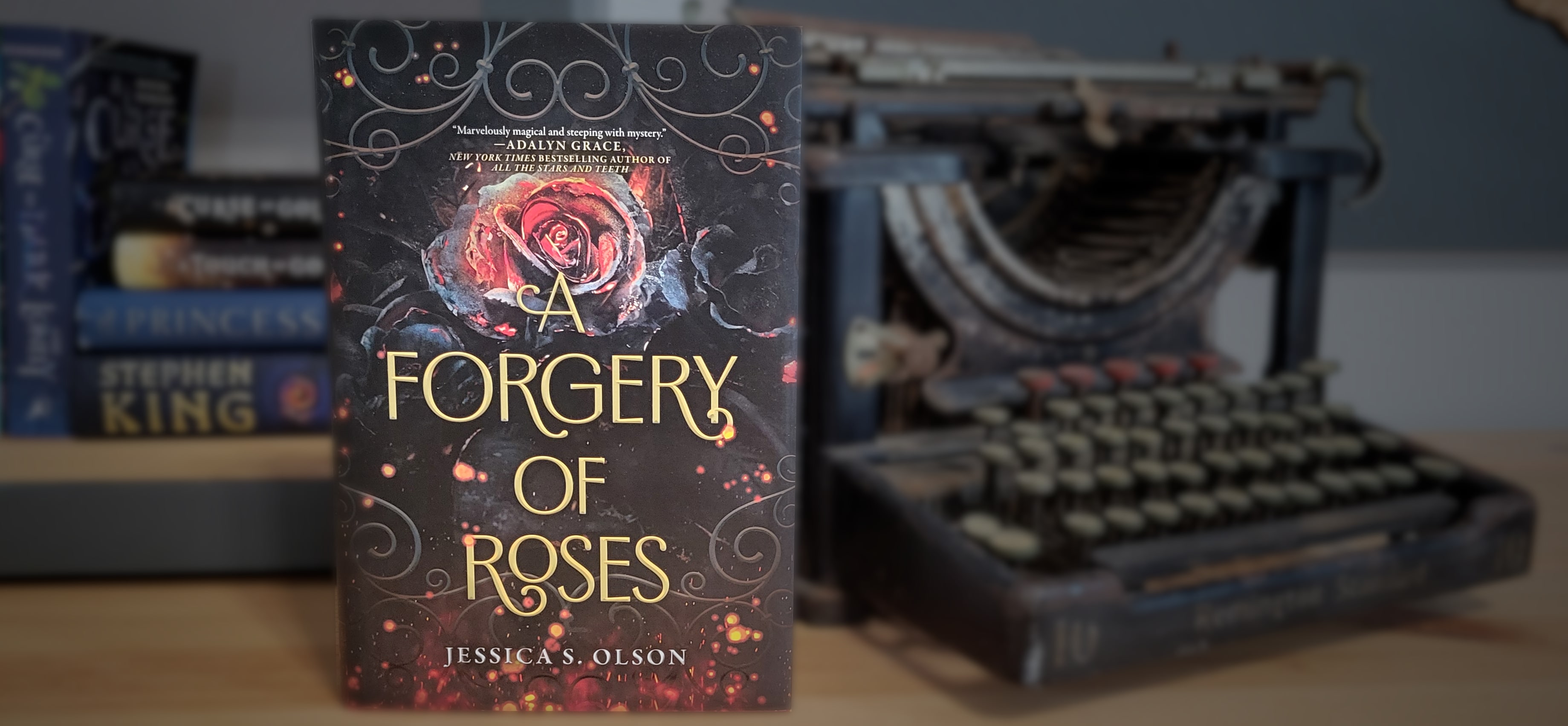 Book cover of A Forgery of Roses by Jessica S. Olson