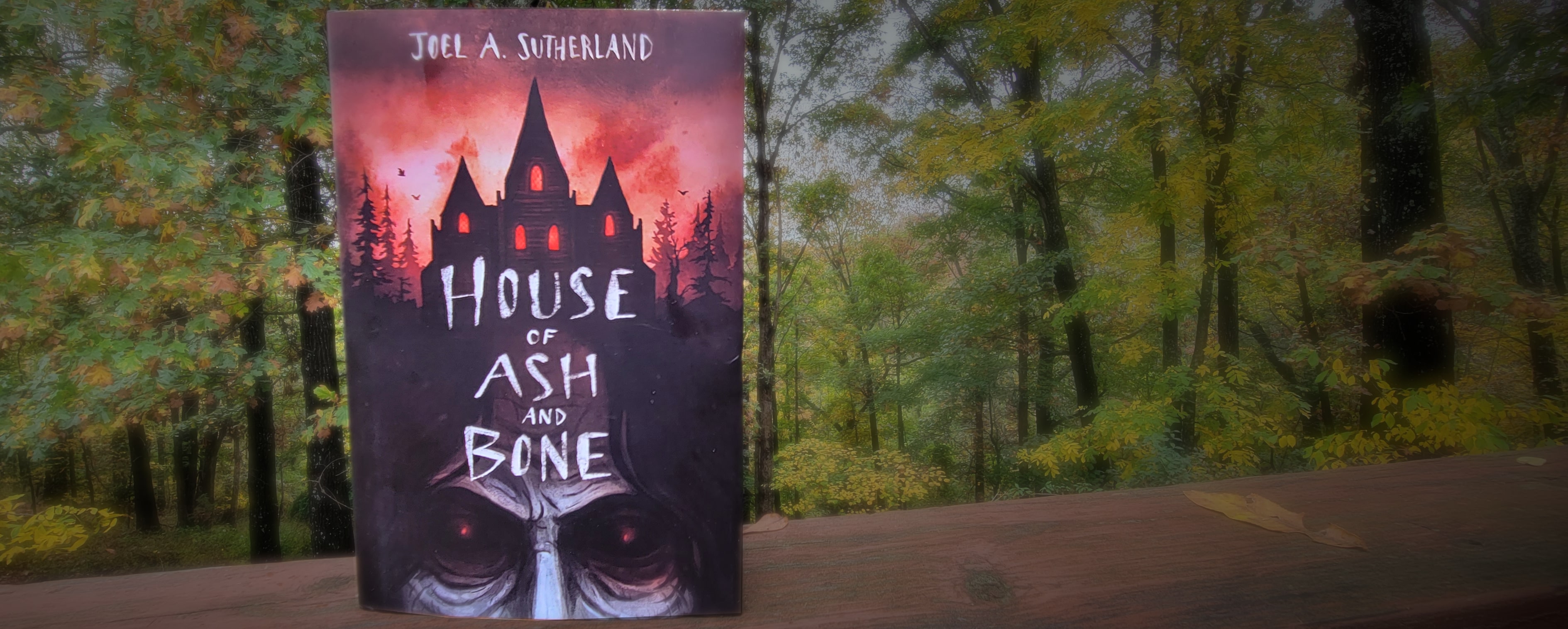 Book cover of House of Ash and Bone by Joel A. Sutherland
