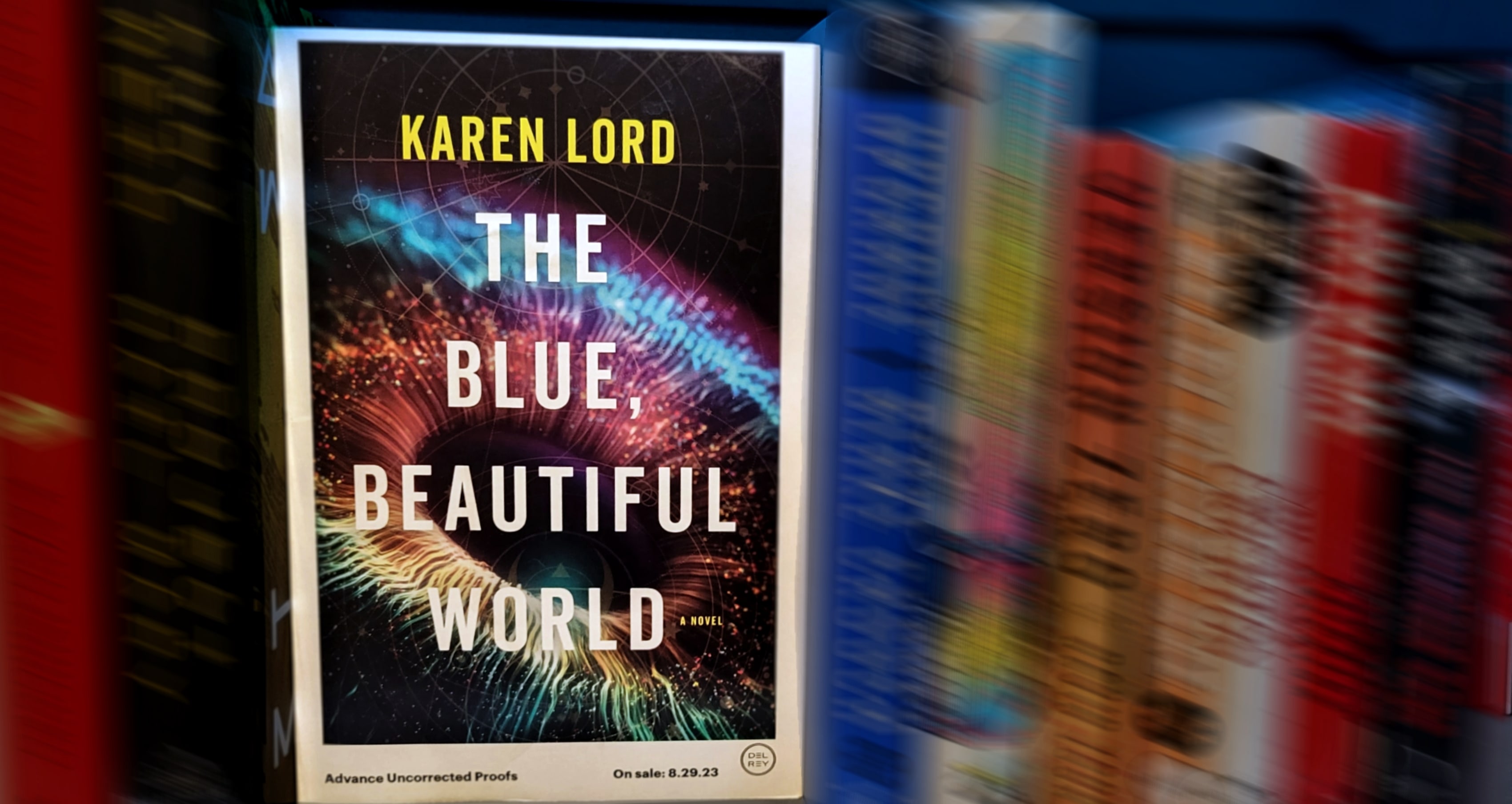 Book cover of The Blue, Beautiful World by Karen Lord