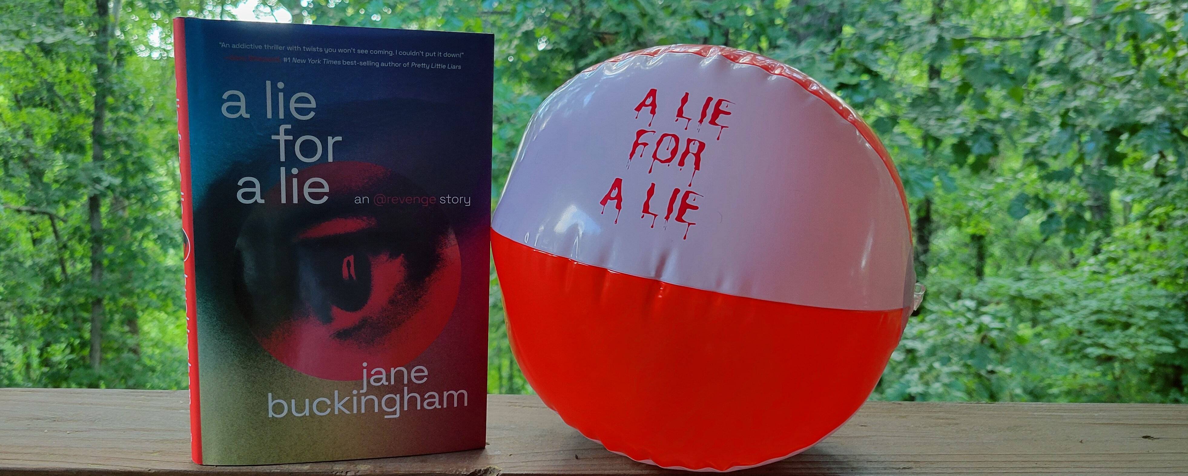 Book cover of A Lie for a Lie by Jane Buckingham